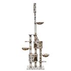 Rascador XL para gatos color Beige huellas, , large image number null