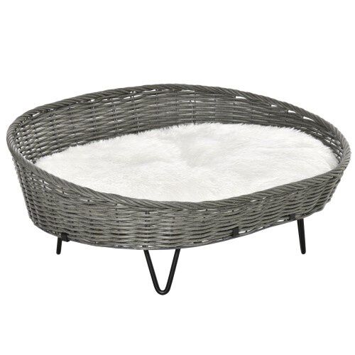 PawHut cama de mimbre para mascotas, , large Imagen numero 1