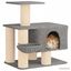 vidaXL &Aacute;rbol para gatos con postes de sisal &Aacute;rbol rascador Muebles Gatos Condo, , large indicador imagen numero 3