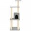Vidaxl rascador con cueva gris claro para gato, , large indicador imagen numero 2