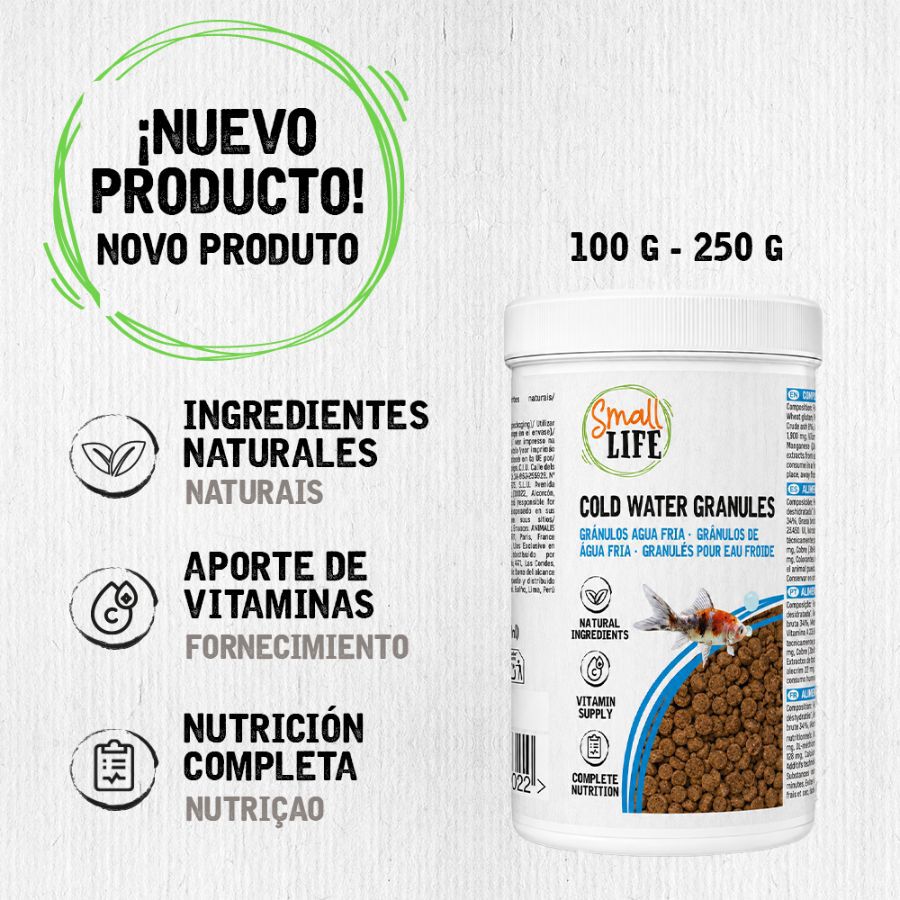 100 ml Small Life Gr&aacute;nulos Agua Fria Alimento para peces, , large Imagen numero 3