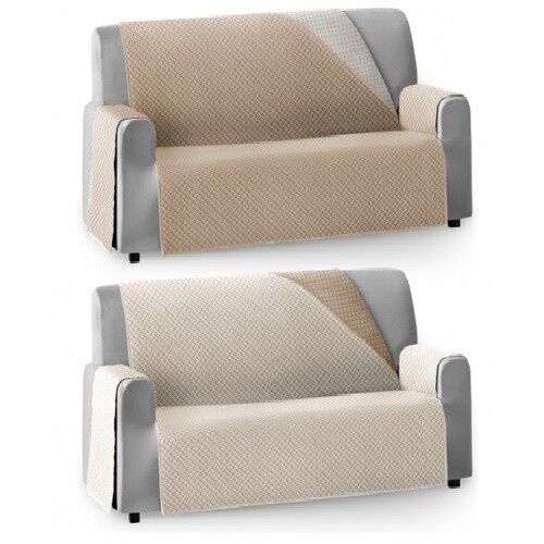 Vipalia cubre sof&aacute; c&iacute;rculos beige y marfil para mascotas, , large Imagen numero 1