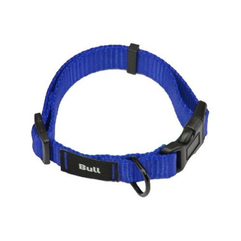 Collar de nylon liso para perros color Azul, , large image number null