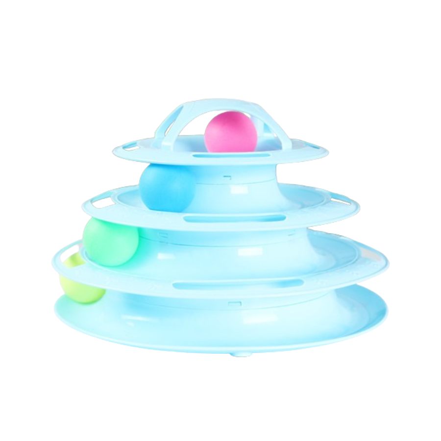 Mobiclinic Juego interactivo para gatos Compacto Actividad f&iacute;sica Dise&ntilde;o en torre Catplay, , large Imagen numero 2