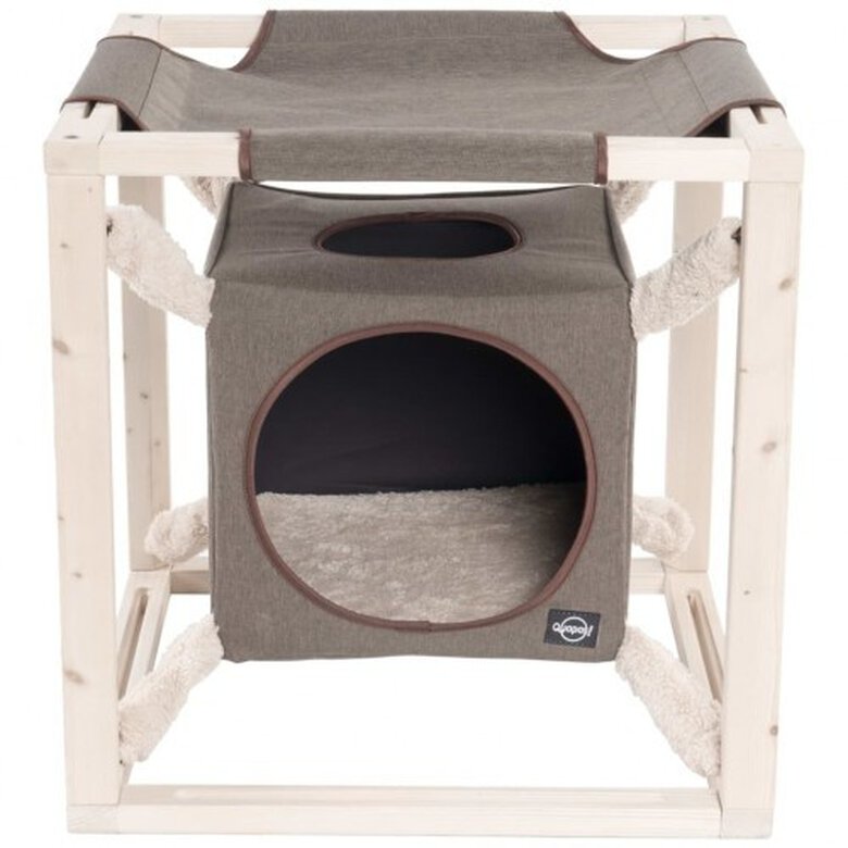 Cama con hamaca Catcube para gatos color Marrón, , large image number null