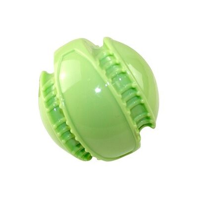DZL pelota con sonido tpr verde para perros