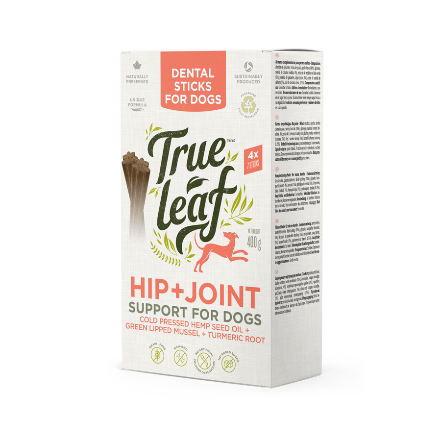 Rue Leaf True Hemp Snacks Dentales Hip+Joint para perros, , large Imagen numero 2