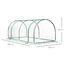 Outsunny Mini Invernadero 200x100x80 cm para Jardín Terraza Cultivo de Plantas Semilla Vivero Casero Tipo Túnel con Marco de Acero y Cubierta Plástico Transparente, , large indicador imagen numero 3