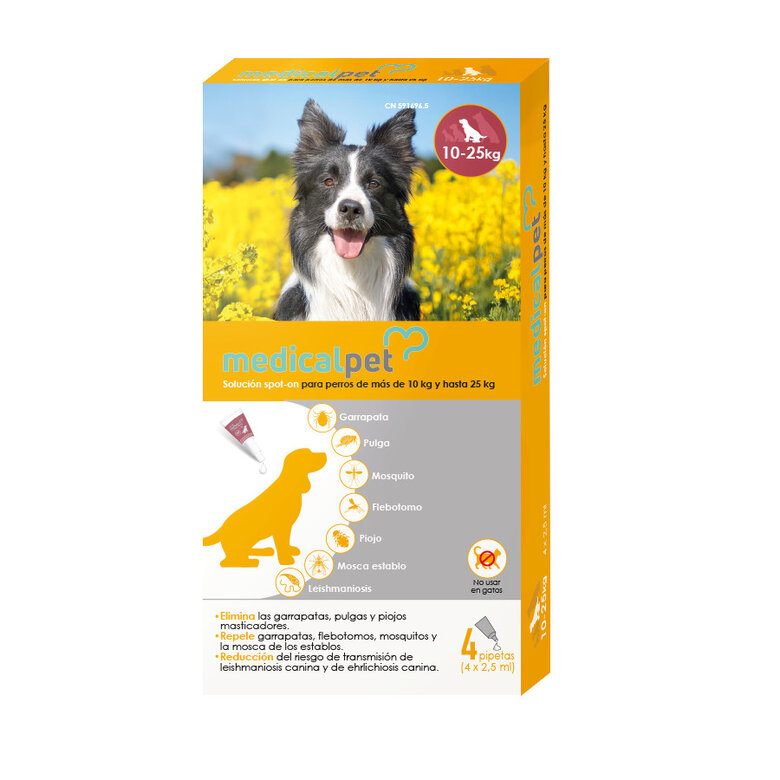 Medicalpet Pipetas Antiparasitarias para perros