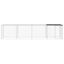 vidaXL Gallinero con techo acero galvanizado antracita 203x98x90 cm, , large indicador imagen numero 18