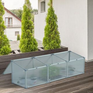 Invernadero de Aluminio  policarbonato  color Transparente