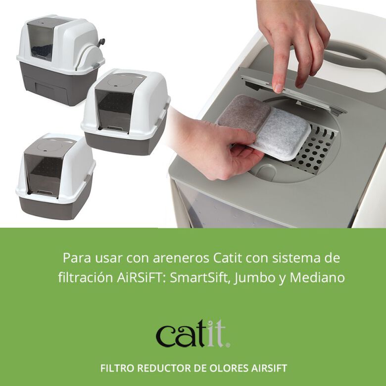 Catit Airsift Filtro Reductor de Olores para fuentes bebederos para gatos thumbnail