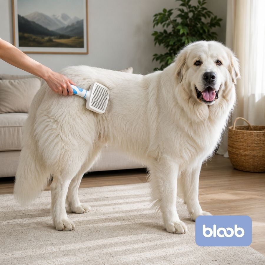 Bloob Cepillo Carda Autolimpiante para perros, , large Imagen numero 2