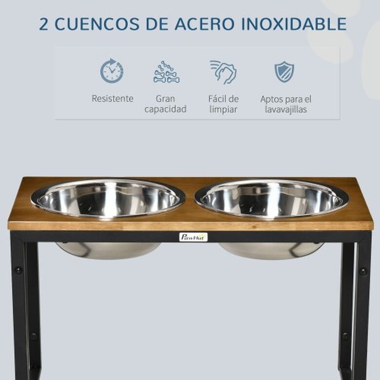 PawHut Comedero Elevado para perros, , large image number null