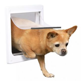 Puerta para perro pequeña color Blanco