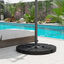 Outsunny Base de Sombrilla Negro, , large indicador imagen numero 2