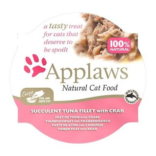 Applaws Atún y Cangrejo tarrina para gatos 