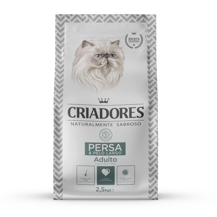 2.5 kg Criadores Adulto Persa y pelo largo pienso para gatos, , large Imagen numero 1