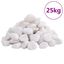 vidaXL Guijarros pulidos blancos 10 kg 2-5 cm, , large indicador imagen numero 5