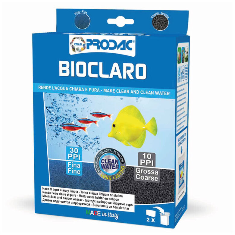 Prodac Bioclaro Esponjas para filtrar el agua del acuario thumbnail