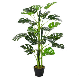 Outsunny Árbol tropical planta artificial monstera