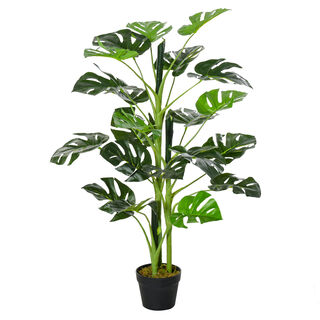 Outsunny Árbol tropical planta artificial monstera