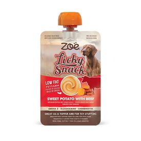 Zo&euml; Licky Snack, Boniato & Vacuno, 85g