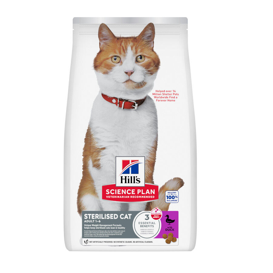 Hill's Science Plan Sterilised Young Adult Pato pienso para gatos