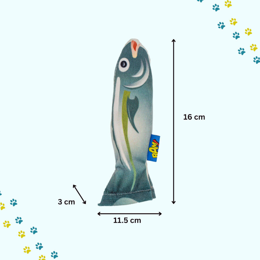 BAM! Peluche Pez con Catnip para gatos, , large Imagen numero 3