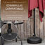 Outsunny Base de Sombrilla Rellenable de Agua 13 kg o Arena 19 kg Soporte de Parasol Redondo Apto Postes de Ø32-38 mm para Jardín Patio Terraza Ø38x21,5 cm Negro, , large indicador imagen numero 4