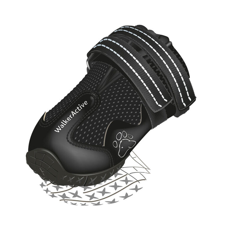Trixie Botas Protectoras Walker Active negro para perros thumbnail