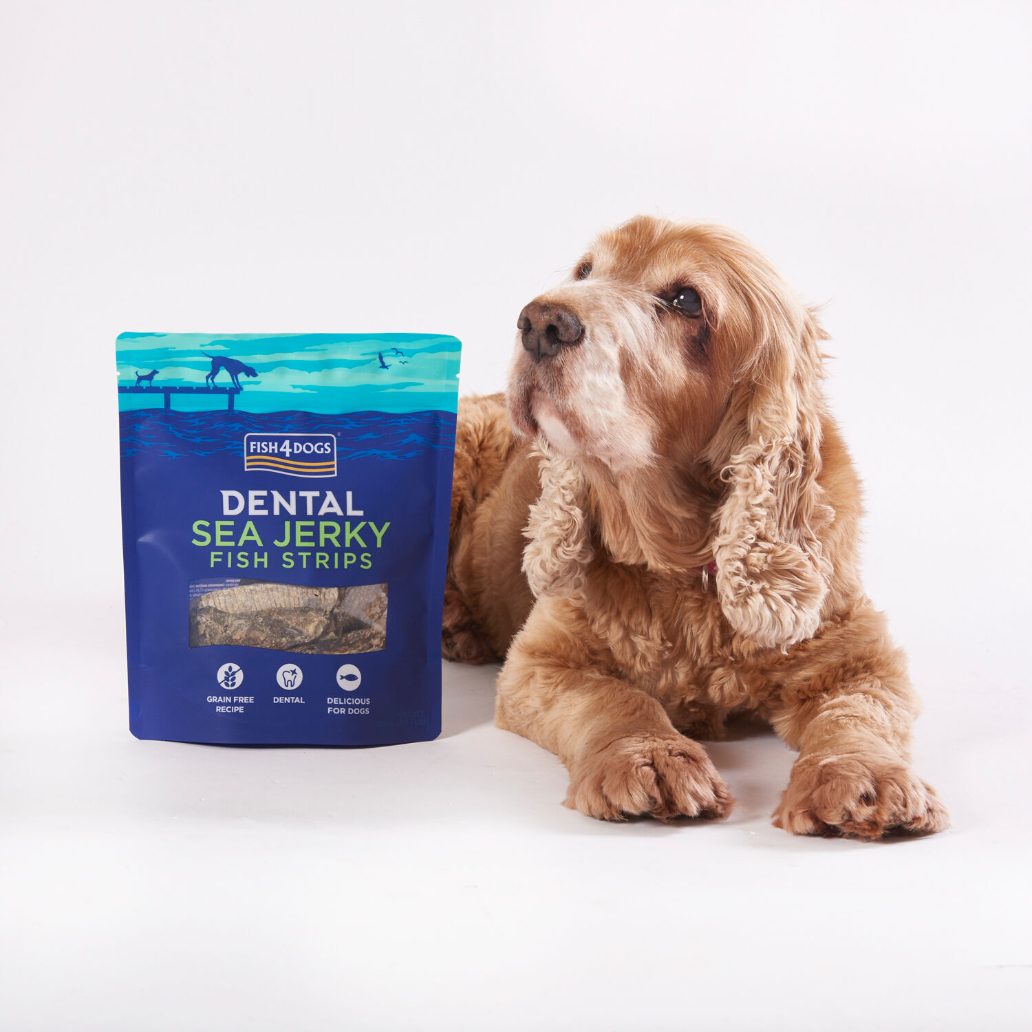 Fish4Dogs Snack dental Strips para perros thumbnail