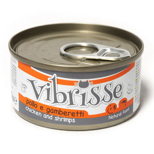 Croci Vibrisse Pollo y Gambas lata para gatos