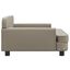vidaXL Cama para perros de cuero sintético color capuchino 90x53x30 cm, , large indicador imagen numero 3