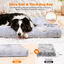 Nobleza Cama Lavable Perro Grande, Super Suave y Esponjoso Anti-Ansiedad Cama Para Perros, Cama de Perro de Felpa de Alta Calidad con Fondo Antideslizante, Gris cama perro antiestres, 122x74x10cm, XXL, , large indicador imagen numero 2