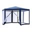 Cenador con Mosquitera Outsunny para Jardín color Azul, , large indicador imagen numero 2