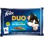 4 sobres x 85 g Felix Fantastic Duo Pescado en Gelatina sobre para gatos, , large indicador imagen numero 1