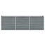 vidaXL Arriate elevado de jardín acero galvanizado gris 240x40x77 cm, , large indicador imagen numero 2