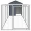 vidaXL Jaula gallinas con corral acero galvanizado gris 117x813x123 cm, , large indicador imagen numero 22