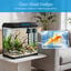 Nobleza - Acuario de Cristal 30L con Iluminaci&oacute;n LED y Sistema de Filtro, Pecera con Cubierta y Accesorios para Peces de Agua Dulce y Salada, Dise&ntilde;o Curvo Moderno, , large indicador imagen numero 5