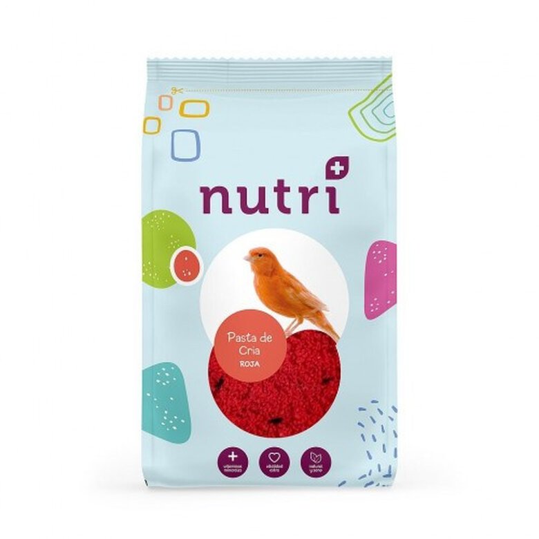 Nutri+ pasta de cría roja sabor neutro para pájaros, , large image number null