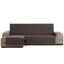 Vipalia Protector Funda Chaise Longue Lisa. Cubresofa Chenilla. Diseño Elite. Color Marron. Chaise Largo Izquierda, , large indicador imagen numero 4