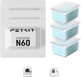 PETKIT Desodorante para mascotas N60 compatible con las cajas de arena autolimpiantes PUROBOT ULTRA y PUROBOT MAX PRO, eliminaci&oacute;n eficaz de olores, larga duraci&oacute;n, f&oacute;rmula natural, 3 unidades