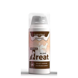 ROVETPHARMA Herba Treat Piel Suspensión para el Cuidado de la Piel y el Pelaje en Perros y Gatos