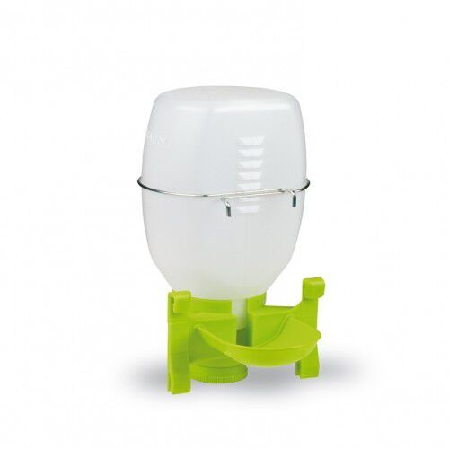 Bebedero mixto con botella para aves