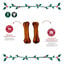 1 pack x 2 uds. Wonder Christmas D&uacute;o Huesos Piel Prensada Snacks para perros, , large indicador imagen numero 3
