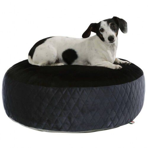 Cama de estilo puf para perros color Negro y Azul, , large Imagen numero 4