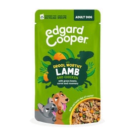 Edgard & Cooper Adult Grain Free Cordero y Pollo sobre para perros