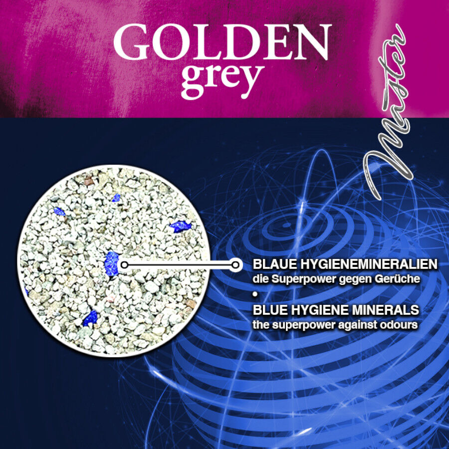 7 kg Golden Grey Master Arena Aglomerante para gatos, , large Imagen numero 4