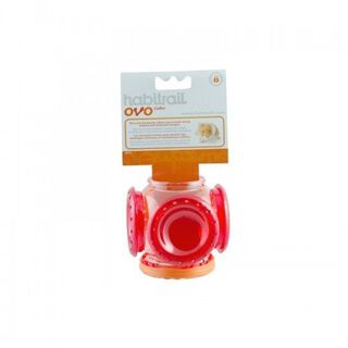 Ovo Cubo Habitrail para hámsters color Rojo